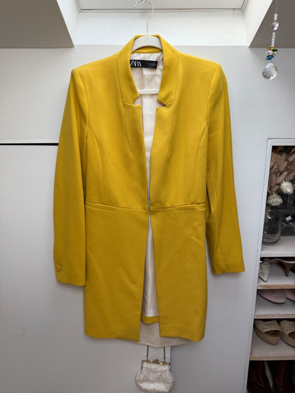 ZARA Marigold Long Blazer